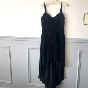 BCBG MAXAZRIA high low black dress